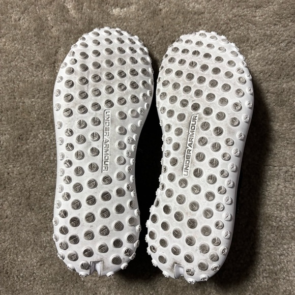 Under Armour Fat Tire Black and White Athletic Shoes with Lightweight Design - Picture 9 of 10